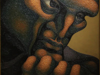 Ricardo Carpani (1930-1997), Cabeza, óleo sobre tela, 102 x 70 cm., 1968